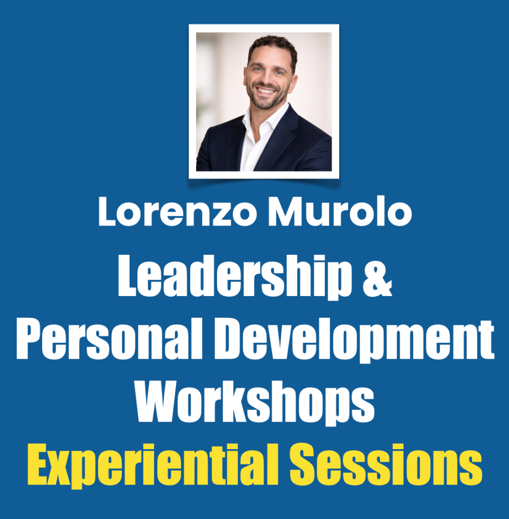 Lorenzo Murolo leadership and personal development workshops, experiential sessions