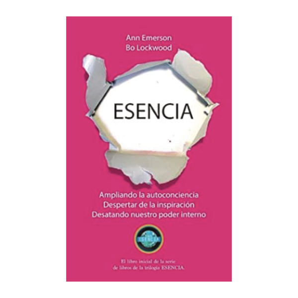 ESENCIA, the Spanish edition of ESSENCE, pink book cover by Ann Emerson and Bo Lockwood
