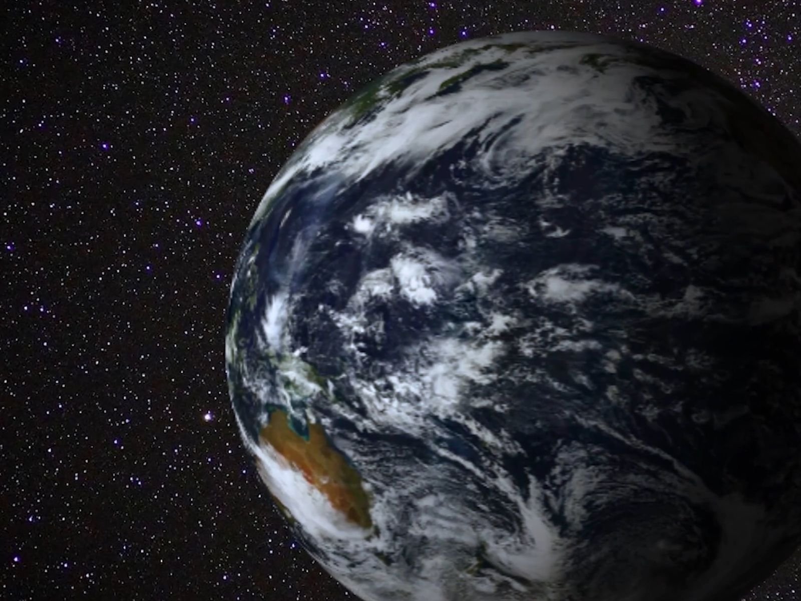 Earth seen from space, representing collective transformation