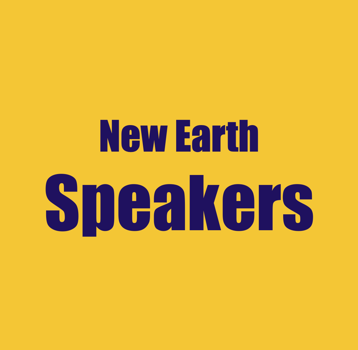 New Earth Speakers