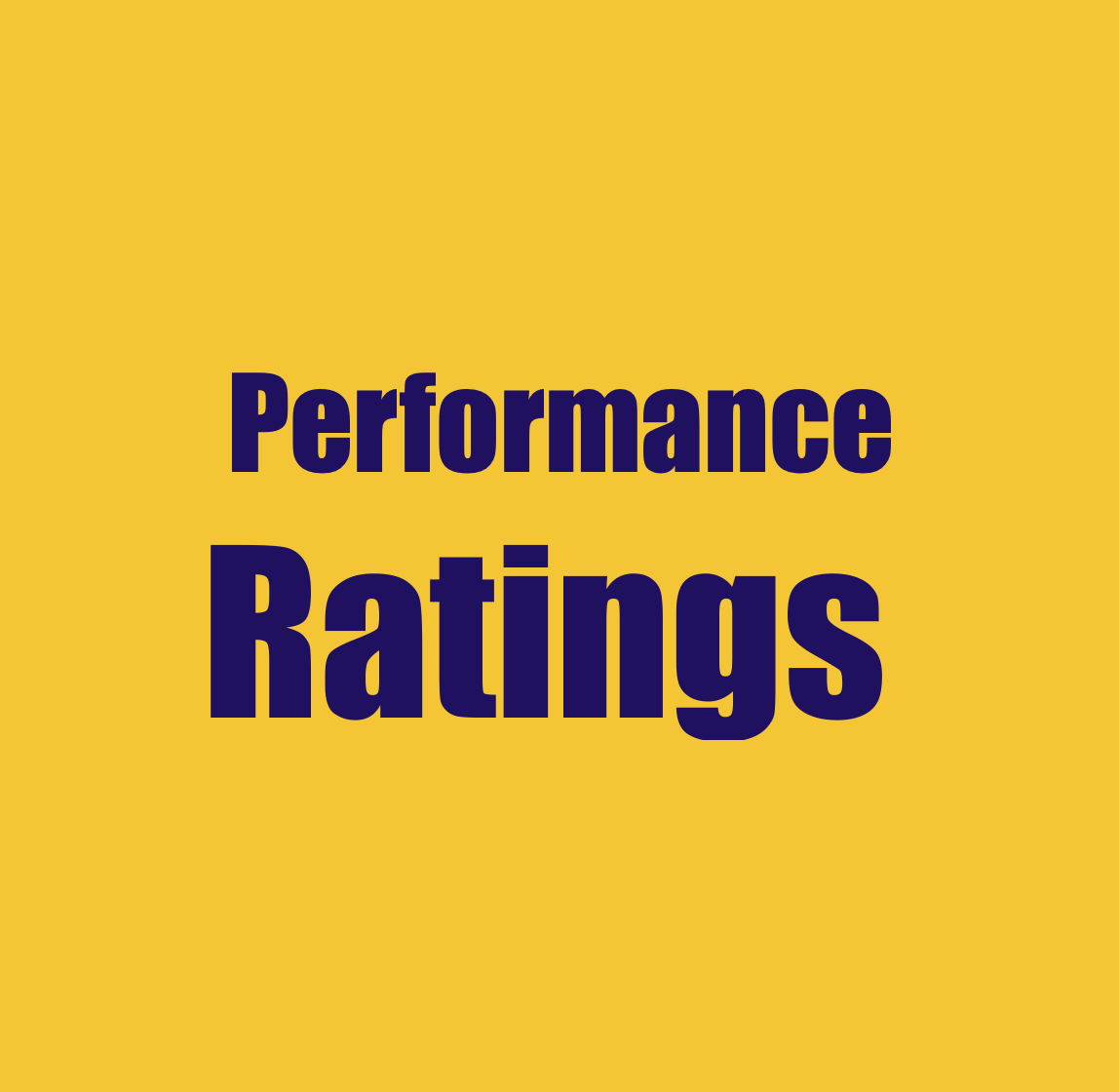 Performance Ratings